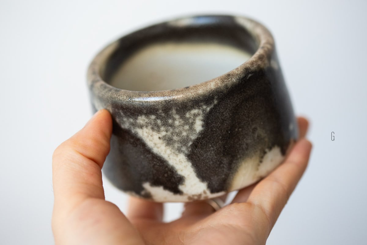 ink shino glaze teacup 4 5 | BITTERLEAF TEAS ink shino glaze teacup 4 5 | BITTERLEAF TEAS