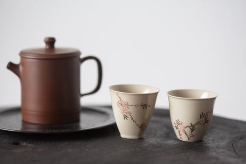 In Bloom Teacup - Peach Blossom