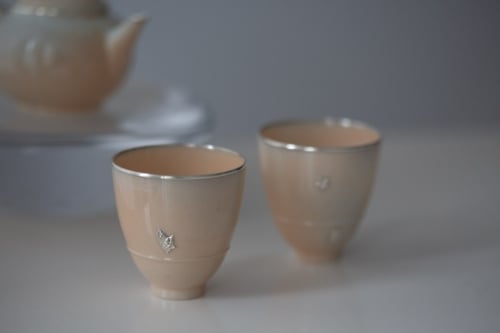 Aurora Adorned Wood Fired Teacup