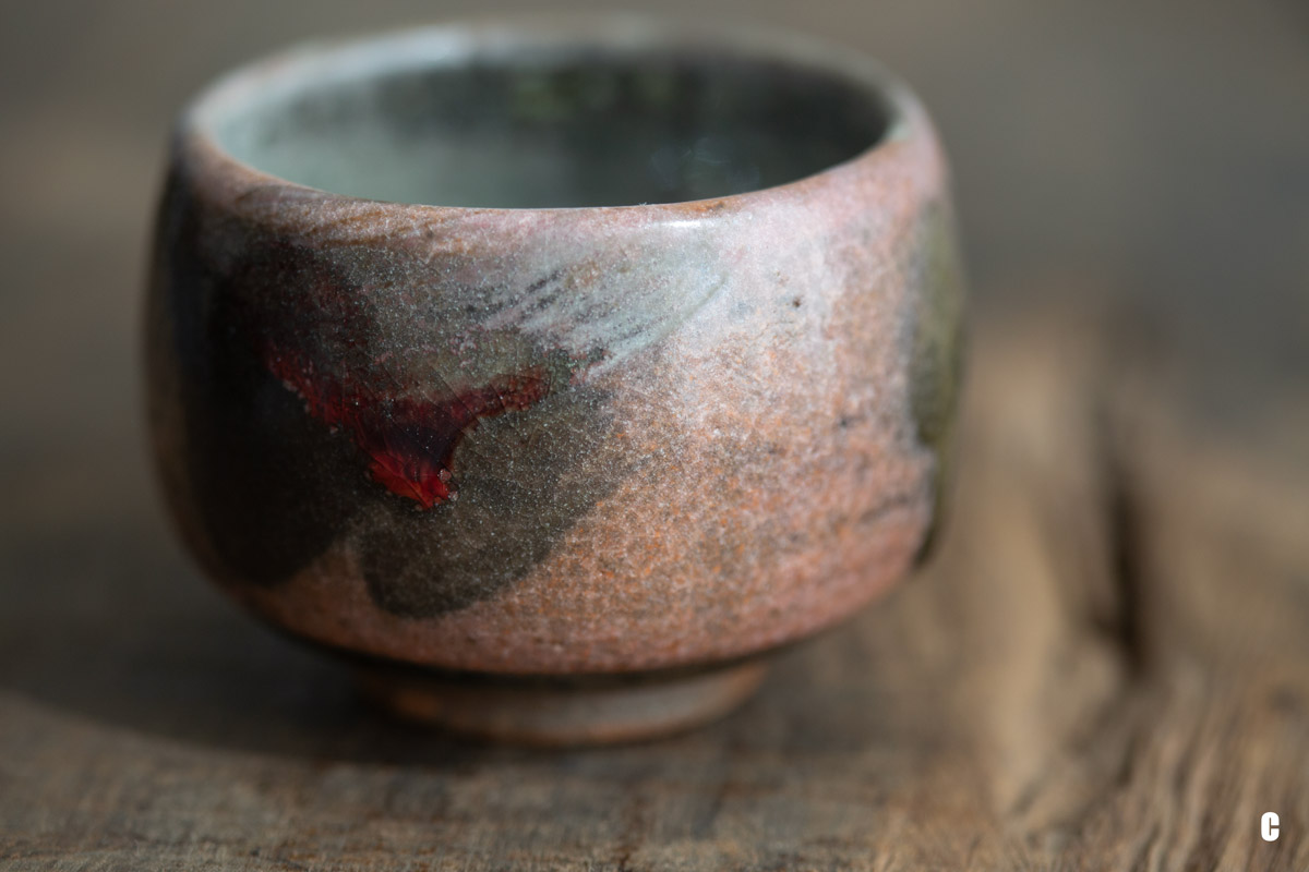 ink shino glazed teacup round 14 | BITTERLEAF TEAS ink shino glazed teacup round 14 | BITTERLEAF TEAS