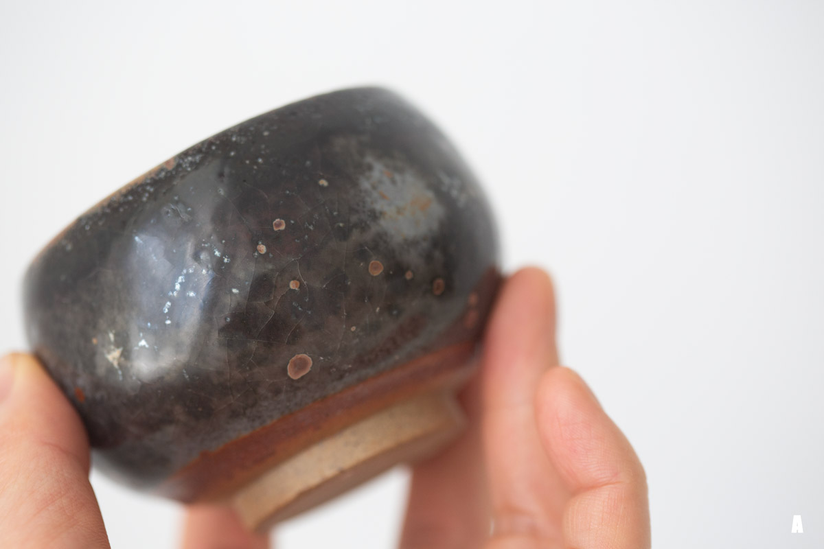 ink shino glazed teacup round 6 | BITTERLEAF TEAS ink shino glazed teacup round 6 | BITTERLEAF TEAS