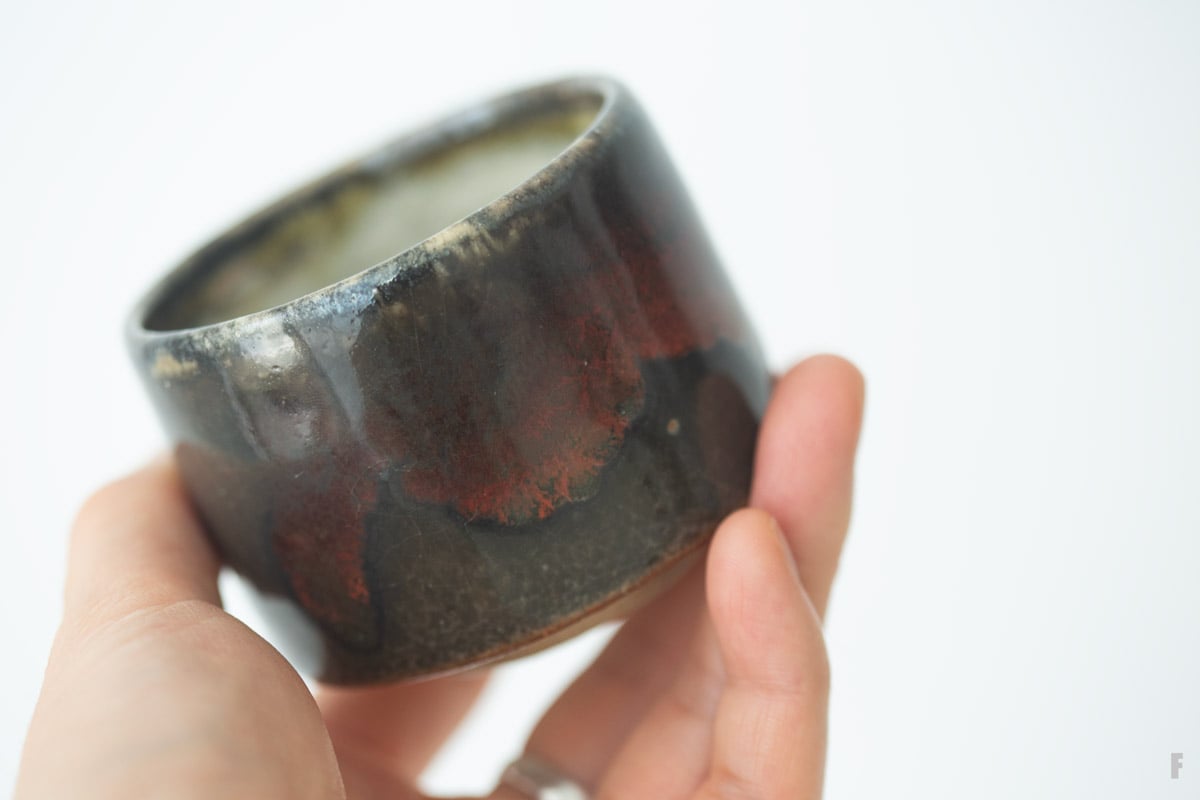 ink shino glazed teacup straight 17 | BITTERLEAF TEAS ink shino glazed teacup straight 17 | BITTERLEAF TEAS