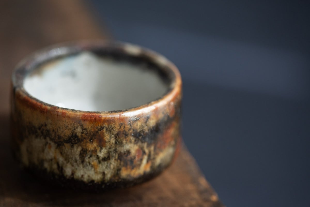 ink shino glazed teacup straight 7 | BITTERLEAF TEAS ink shino glazed teacup straight 7 | BITTERLEAF TEAS