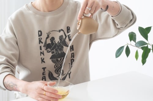 Bitterleaf Teawear: Tea Buds Crew Neck Sweater