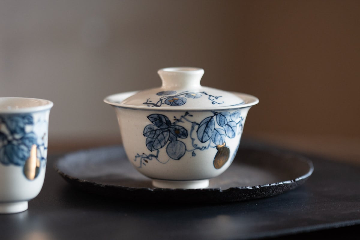 gilded quinghua teacup gourd 2 | BITTERLEAF TEAS gilded quinghua teacup gourd 2 | BITTERLEAF TEAS