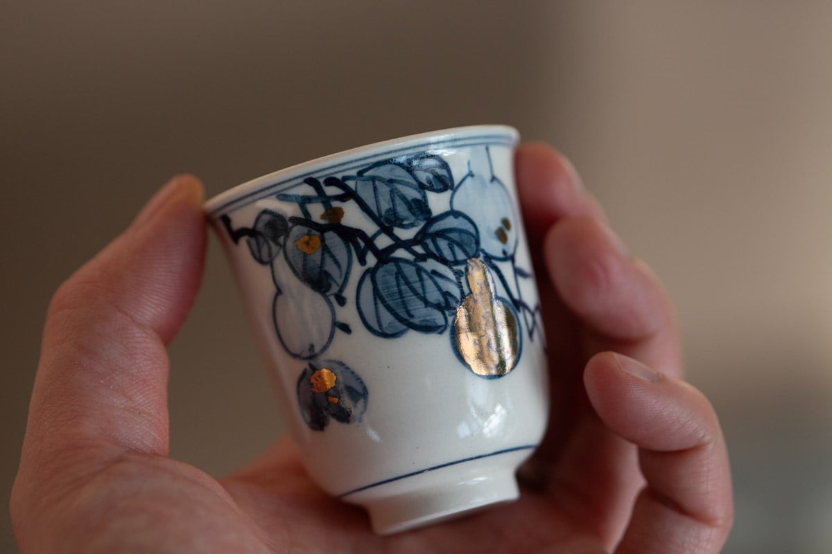 gilded quinghua teacup gourd 7 | BITTERLEAF TEAS gilded quinghua teacup gourd 7 | BITTERLEAF TEAS