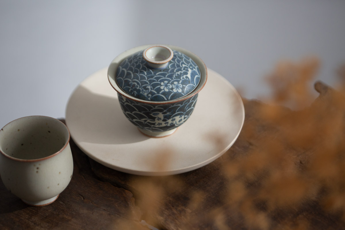 muted qinghua gaiwan deer wave 8 | BITTERLEAF TEAS muted qinghua gaiwan deer wave 8 | BITTERLEAF TEAS