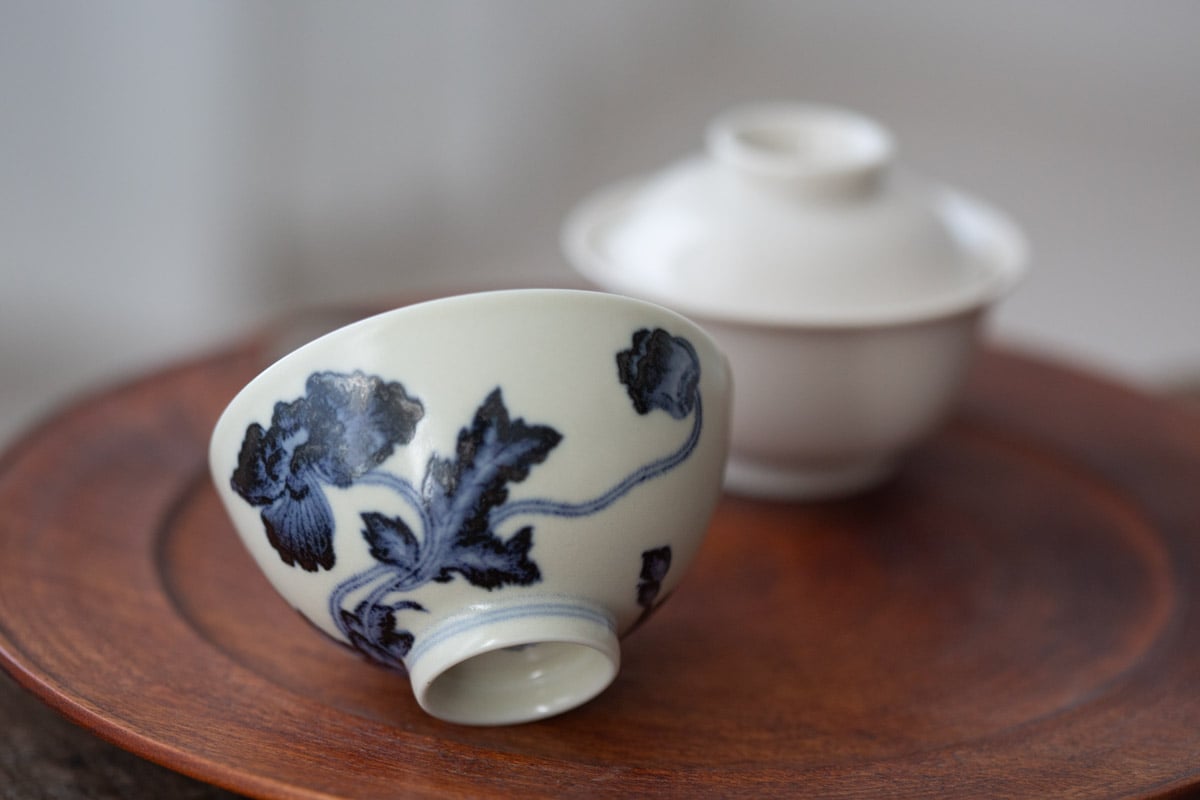 poppy qinghua teacup 2 | BITTERLEAF TEAS poppy qinghua teacup 2 | BITTERLEAF TEAS