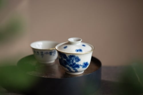 Alchemy Gaiwan - Brass - Bamboo & Pine