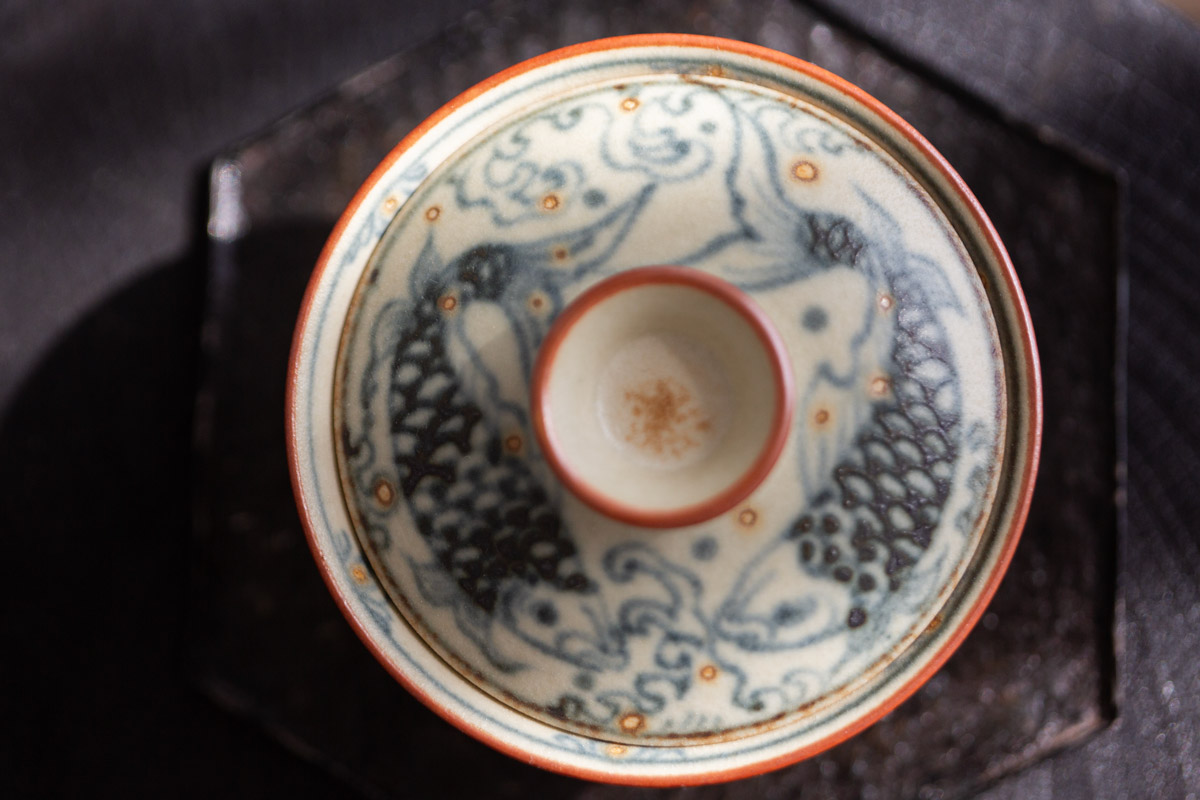 dream garden gaiwan phoenix fish 9 | BITTERLEAF TEAS