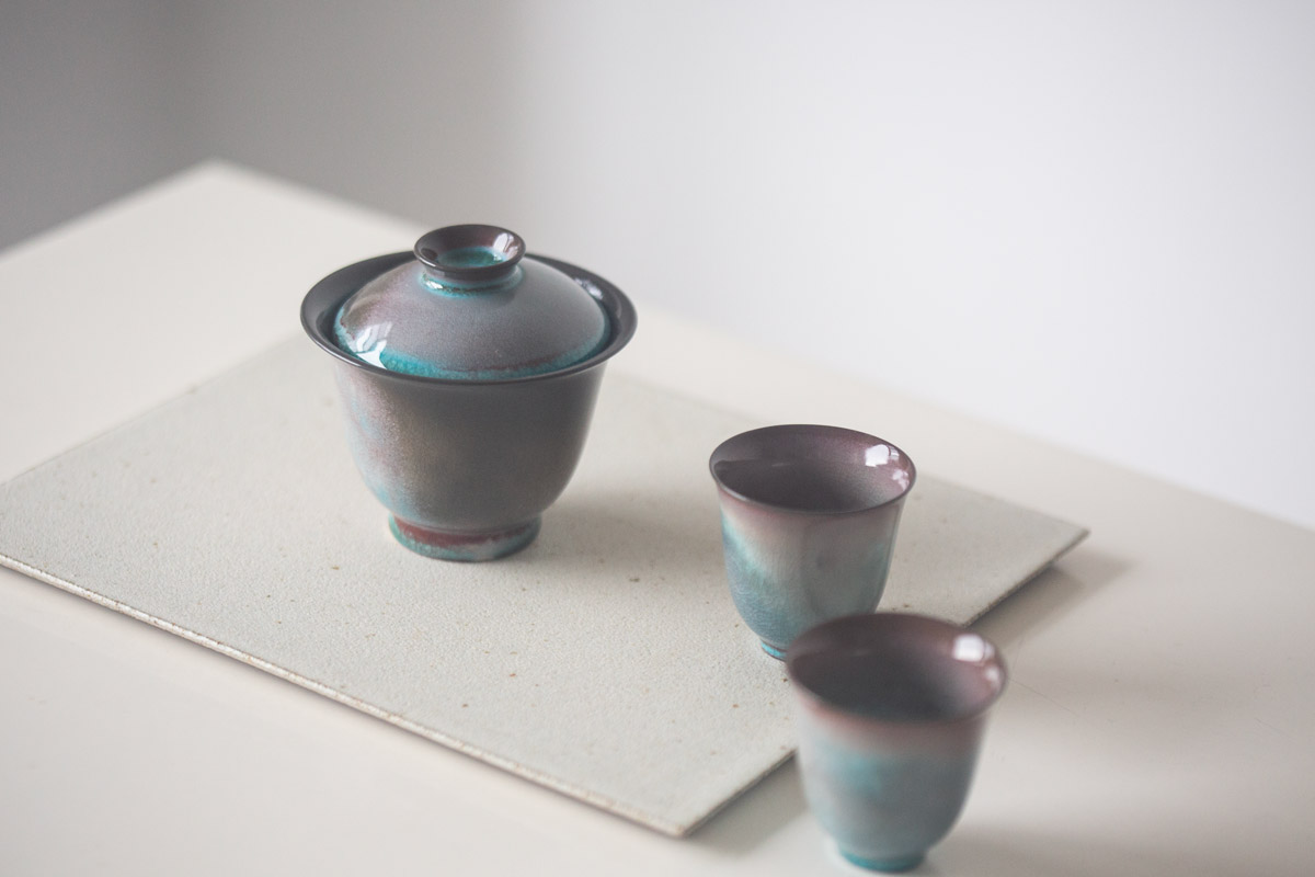 chameleon soda ash wood fired gaiwan 11 25 10 | BITTERLEAF TEAS