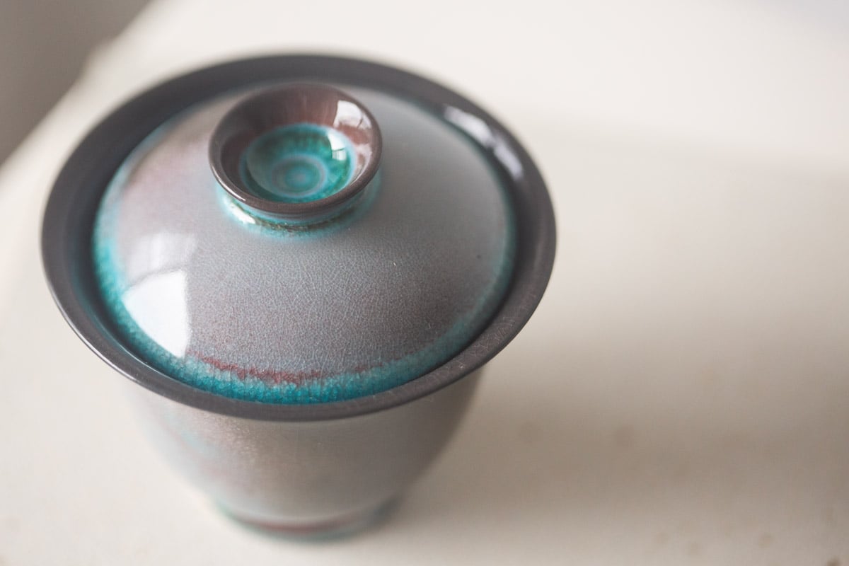chameleon soda ash wood fired gaiwan 11 25 2 | BITTERLEAF TEAS