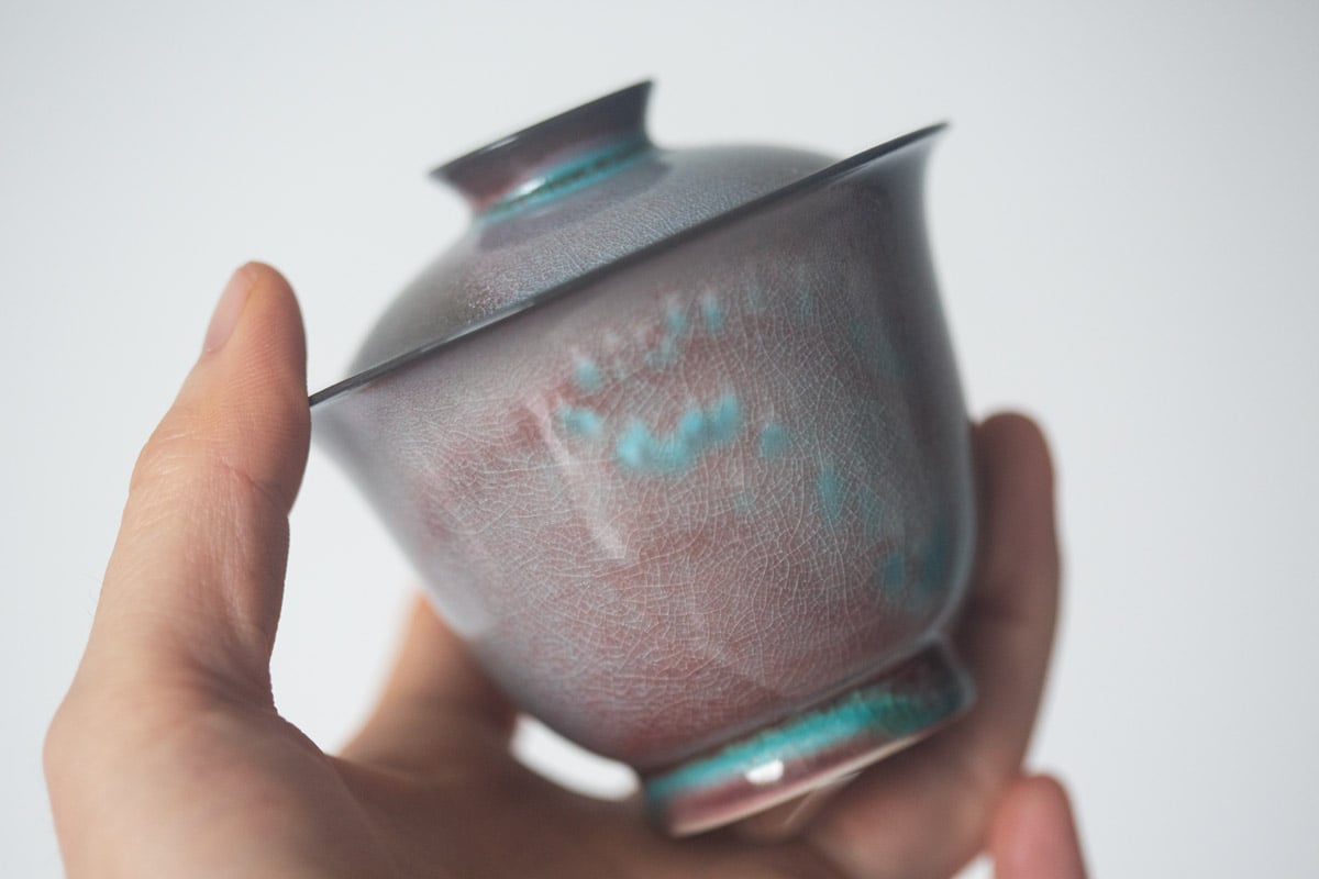 chameleon soda ash wood fired gaiwan 11 25 4 | BITTERLEAF TEAS