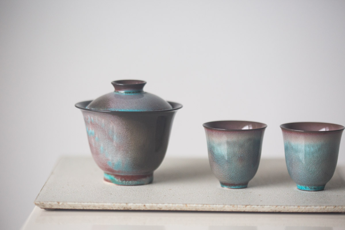 chameleon soda ash wood fired gaiwan 11 25 8 | BITTERLEAF TEAS