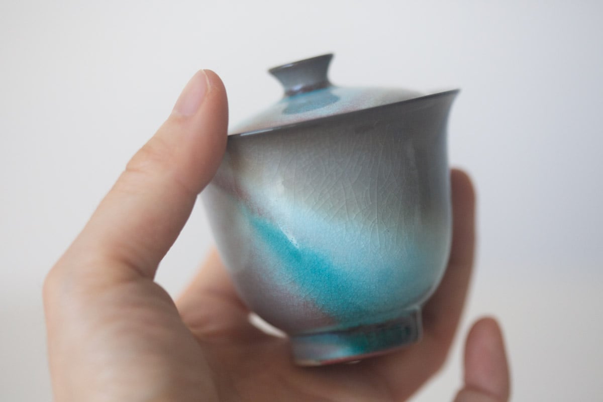 chameleon soda ash wood fired gaiwan 9 25 6 | BITTERLEAF TEAS chameleon soda ash wood fired gaiwan 9 25 6 | BITTERLEAF TEAS