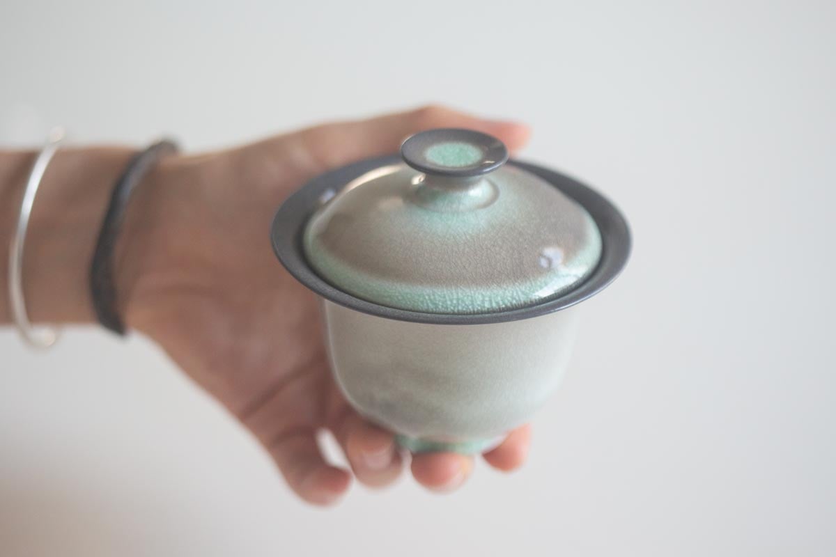 chameleon soda ash wood fired gaiwan ii 9 26 2 | BITTERLEAF TEAS