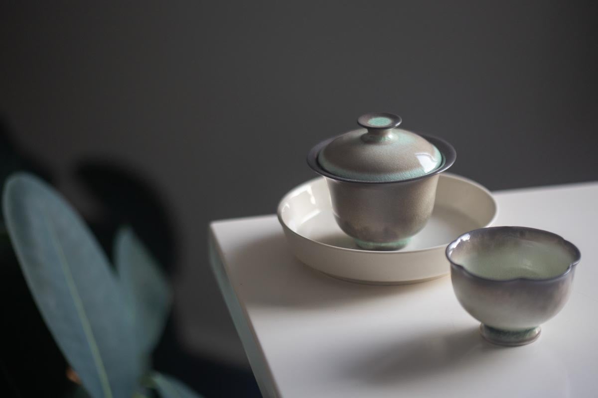 chameleon soda ash wood fired gaiwan ii 9 26 4 | BITTERLEAF TEAS