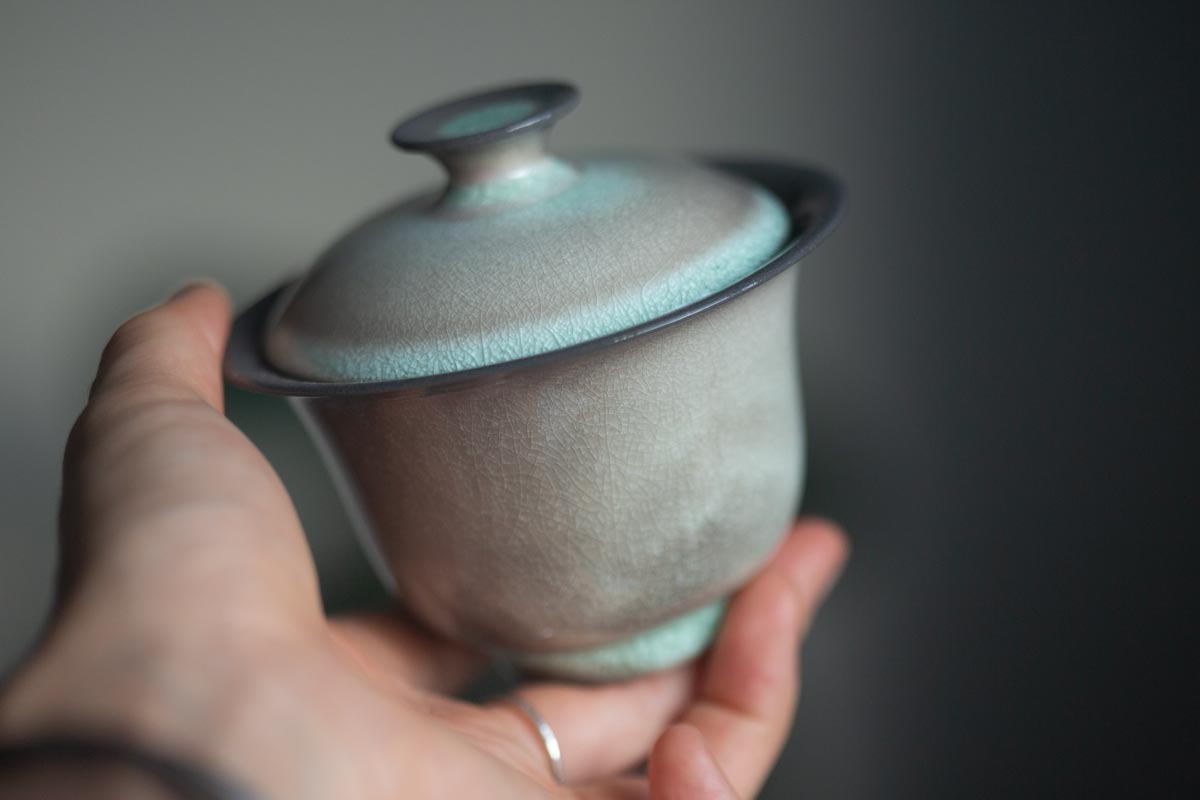 chameleon soda ash wood fired gaiwan ii 9 26 6 | BITTERLEAF TEAS