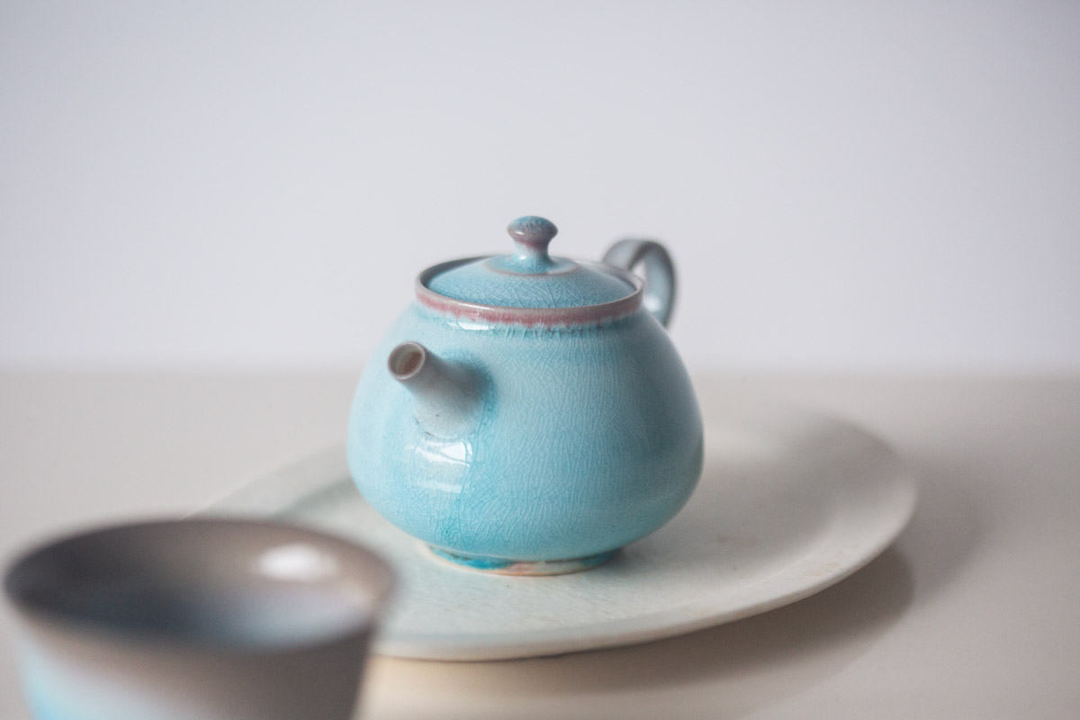 chameleon soda ash wood fired teapot i 11 25 2 | BITTERLEAF TEAS