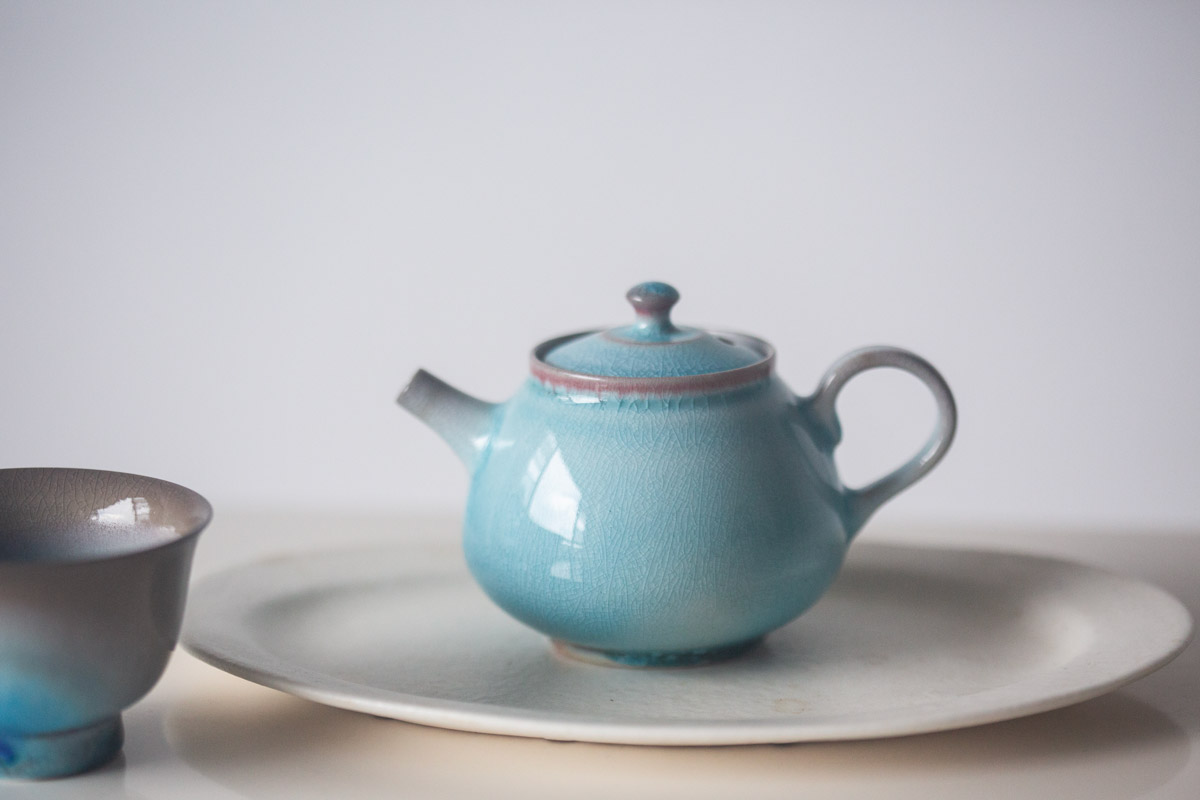 chameleon soda ash wood fired teapot i 11 25 3 | BITTERLEAF TEAS