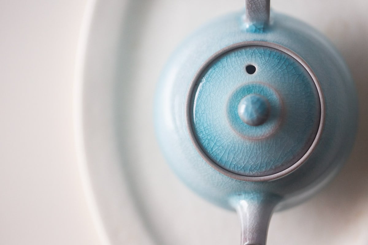 chameleon soda ash wood fired teapot i 11 25 6 | BITTERLEAF TEAS