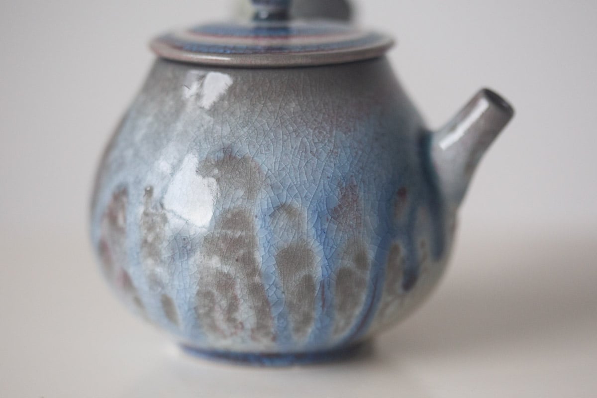 chameleon soda ash wood fired teapot ii 11 25 8 | BITTERLEAF TEAS