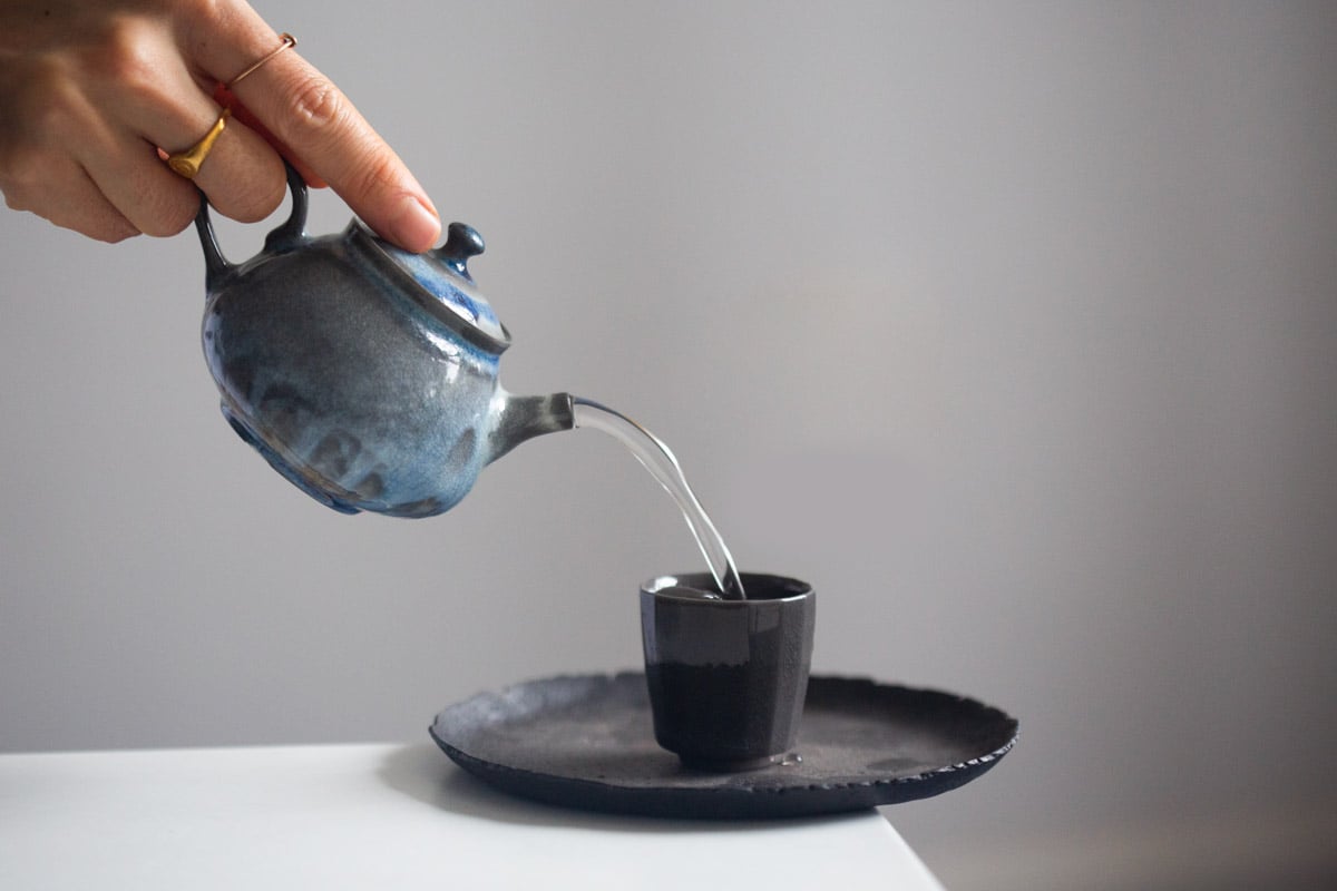 chameleon soda ash wood fired teapot iv 11 25 12 | BITTERLEAF TEAS