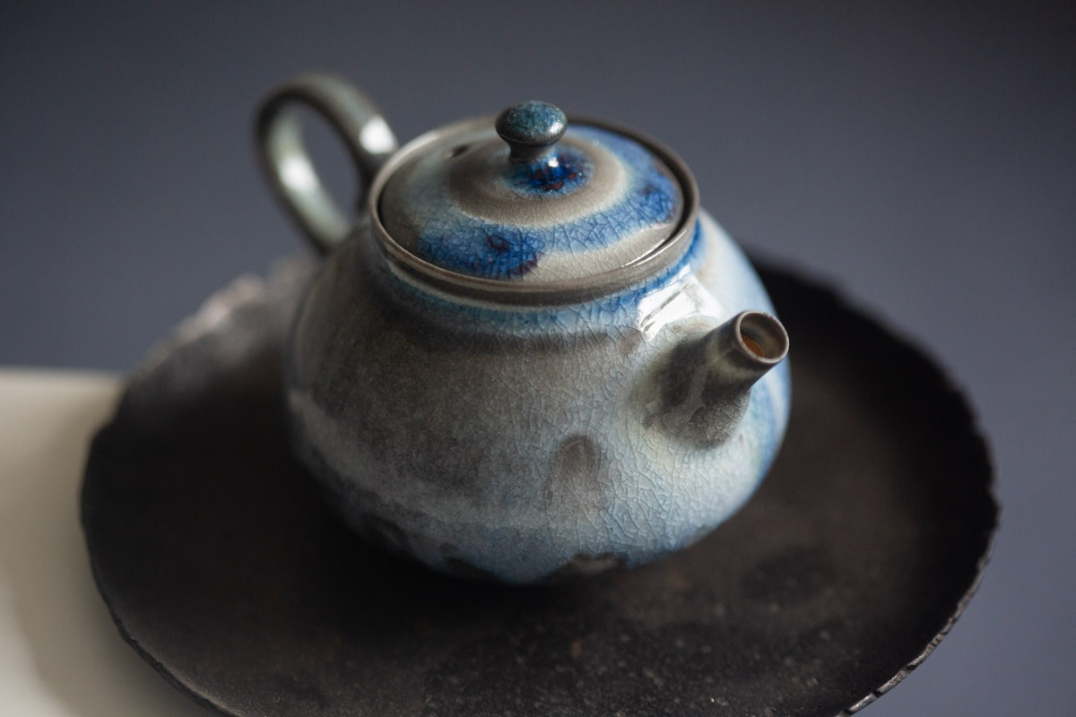 chameleon soda ash wood fired teapot iv 11 25 5 | BITTERLEAF TEAS