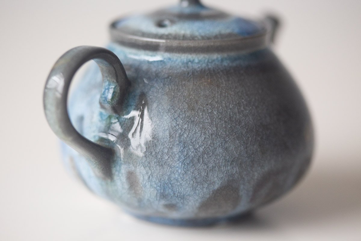 chameleon soda ash wood fired teapot iv 11 25 6 | BITTERLEAF TEAS