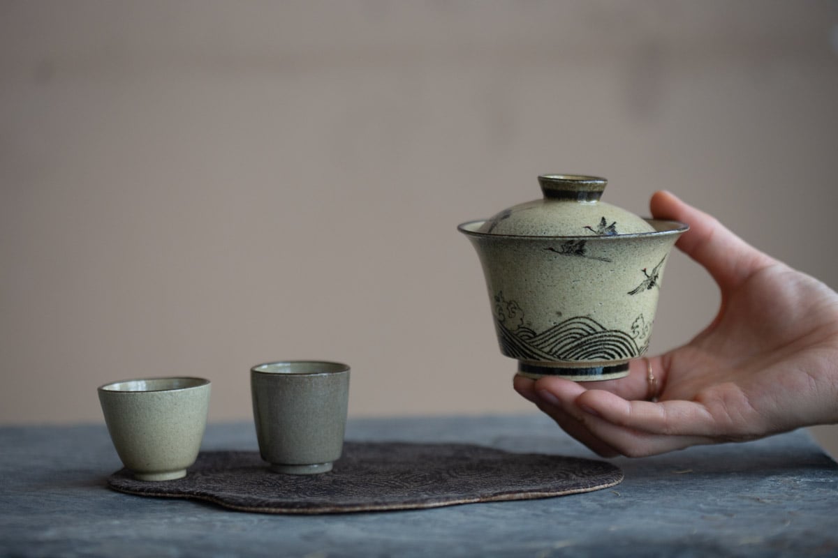 in good company gaiwan bloom crane 6 | BITTERLEAF TEAS in good company gaiwan bloom crane 6 | BITTERLEAF TEAS