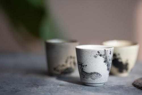 In Good Company Teacup - Portait