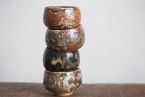 Shino Glaze Teacup - Earth