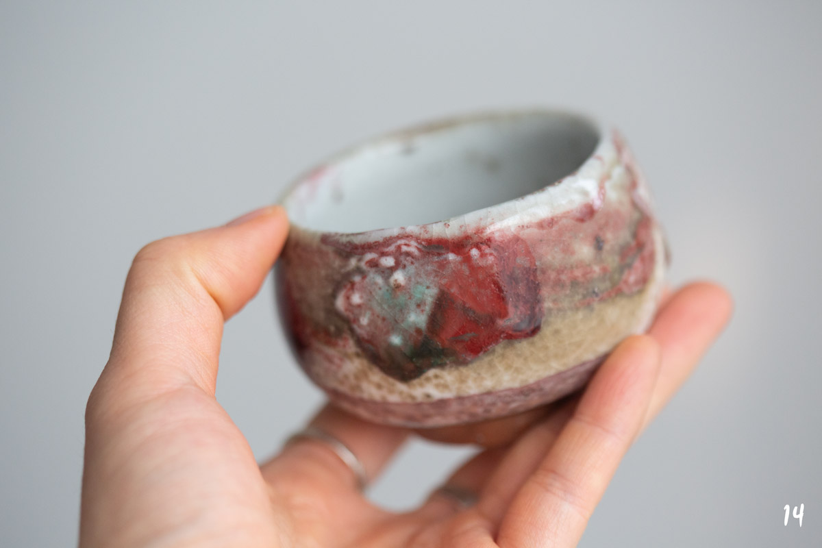 shino glaze teacup fire 17 | BITTERLEAF TEAS shino glaze teacup fire 17 | BITTERLEAF TEAS