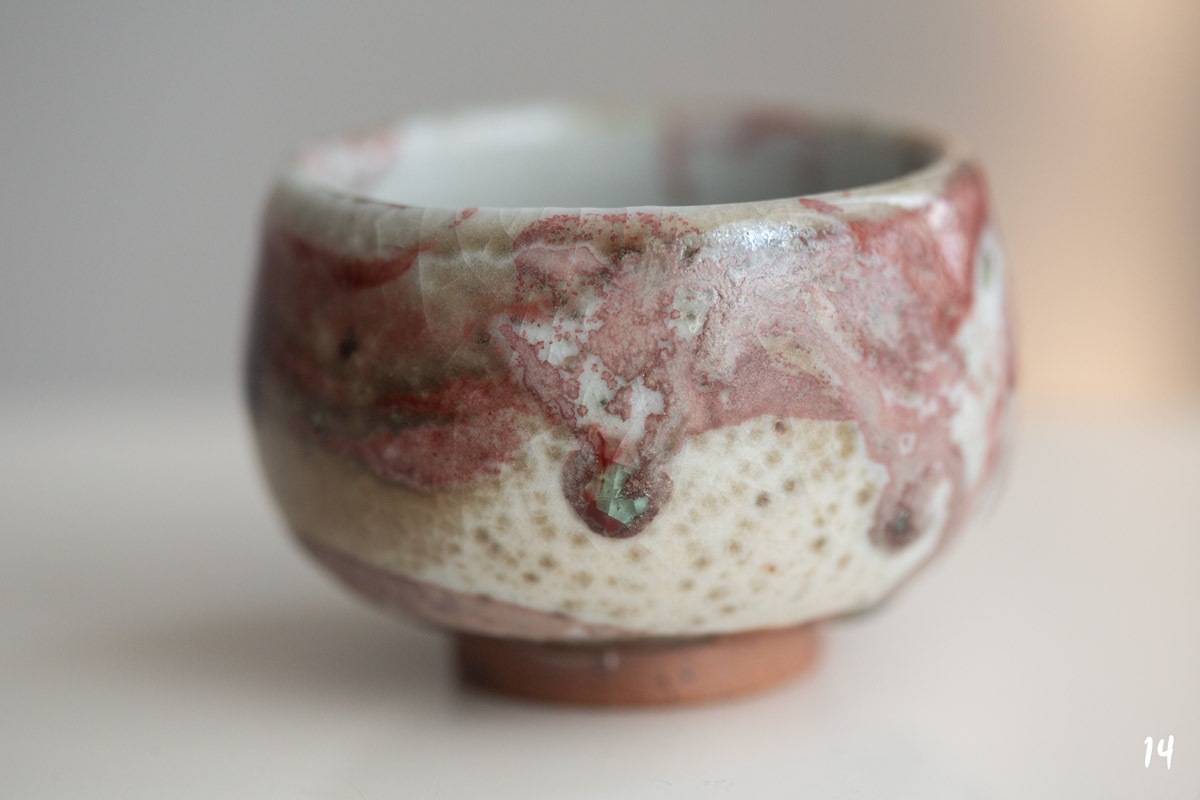 shino glaze teacup fire 19 | BITTERLEAF TEAS shino glaze teacup fire 19 | BITTERLEAF TEAS