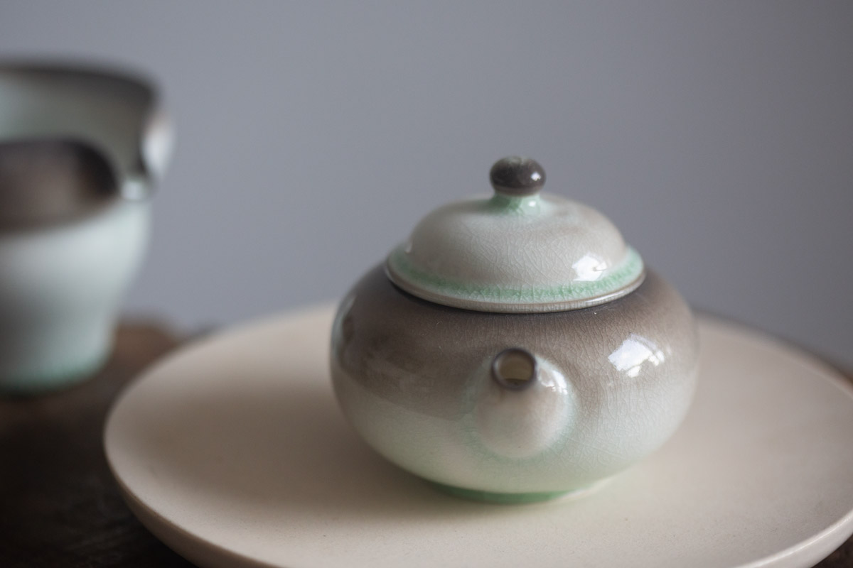 stratus soda ash wood fired teapot i 8 25 4 | BITTERLEAF TEAS