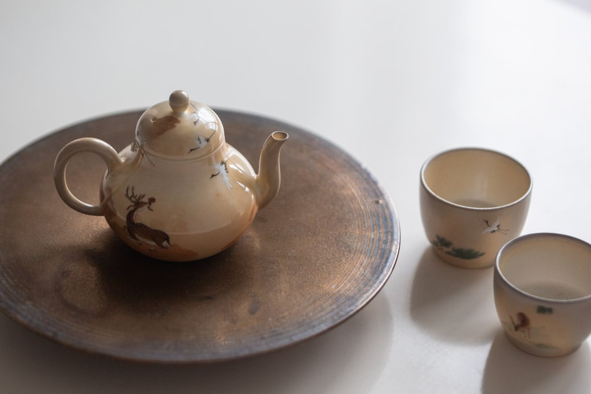 aurora wood fired teapot deer crane 19 | BITTERLEAF TEAS aurora wood fired teapot deer crane 19 | BITTERLEAF TEAS