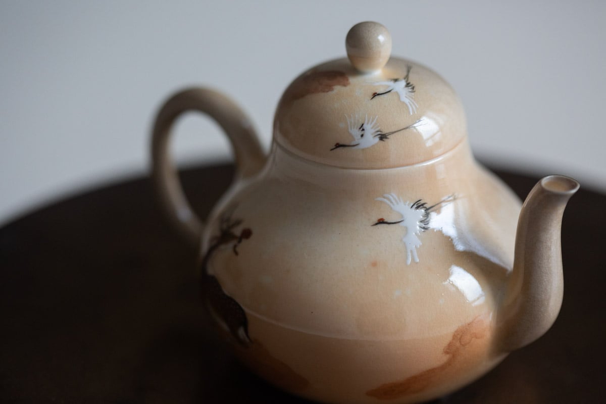 aurora wood fired teapot deer crane 6 | BITTERLEAF TEAS aurora wood fired teapot deer crane 6 | BITTERLEAF TEAS