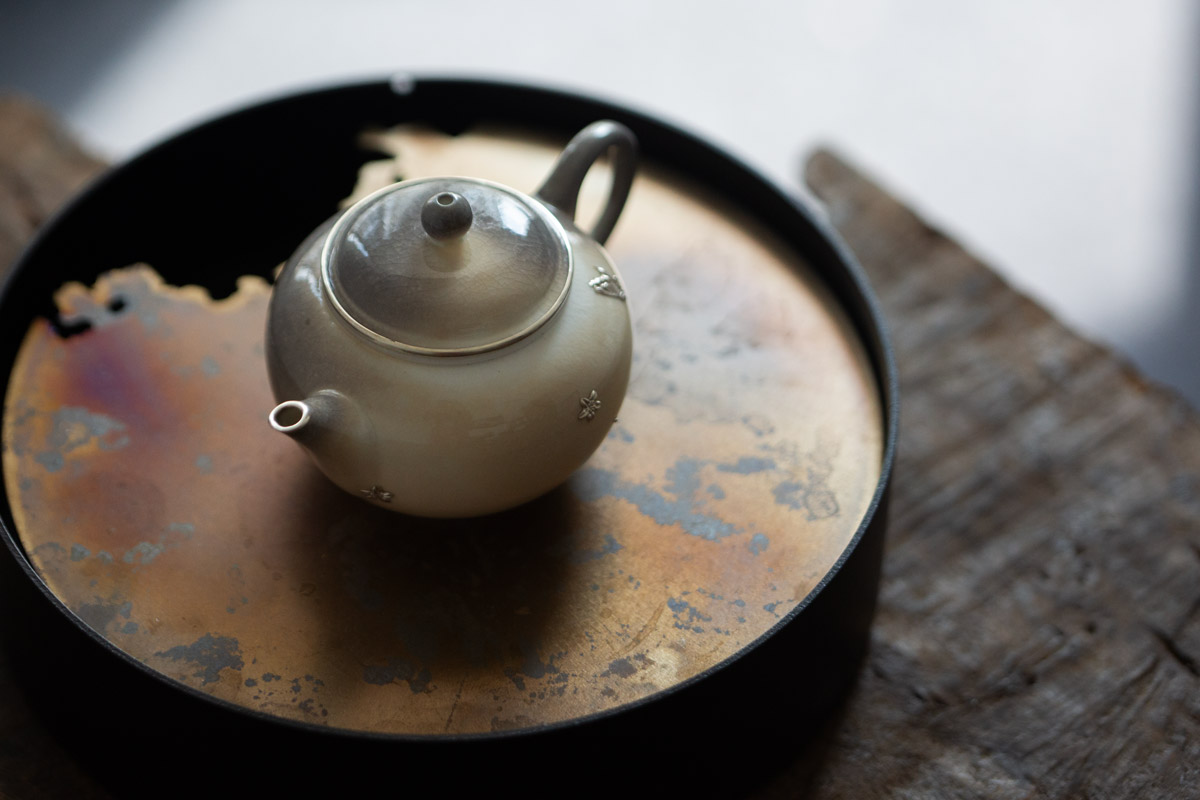 aurora wood fired teapot silver butterfly 1 | BITTERLEAF TEAS aurora wood fired teapot silver butterfly 1 | BITTERLEAF TEAS