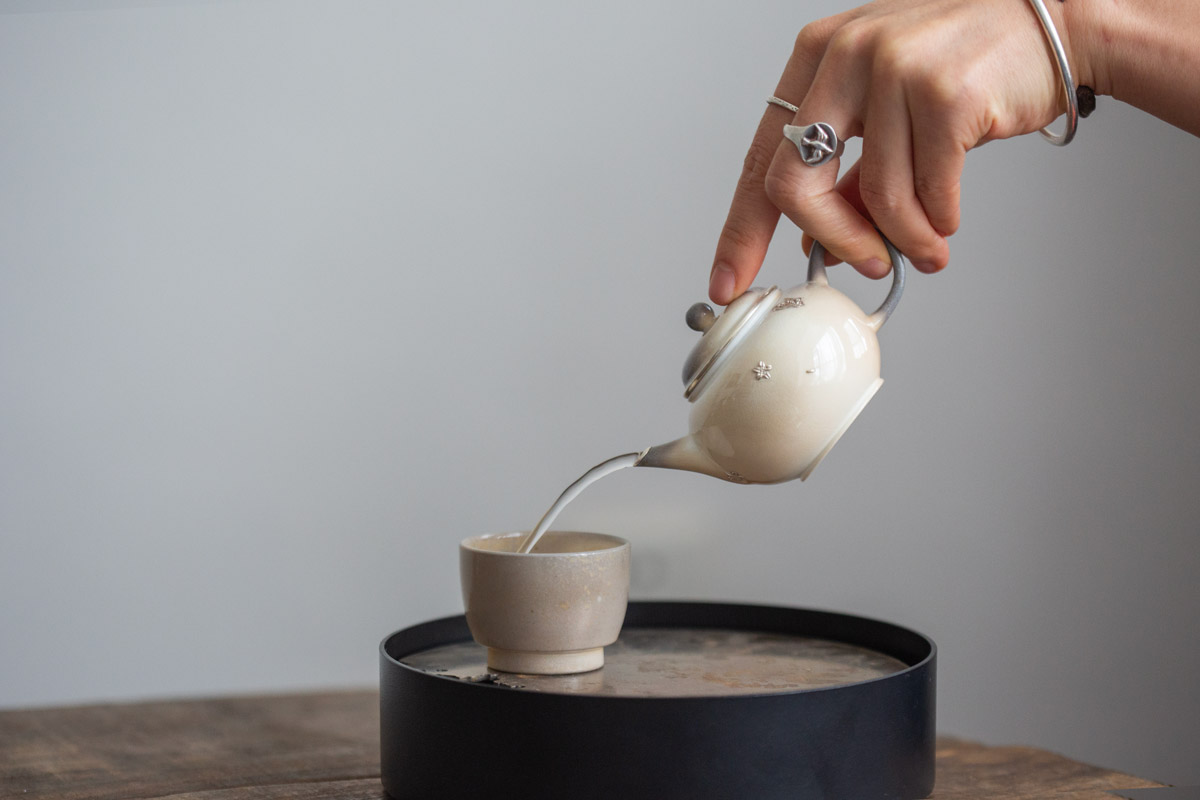 aurora wood fired teapot silver butterfly 14 | BITTERLEAF TEAS aurora wood fired teapot silver butterfly 14 | BITTERLEAF TEAS