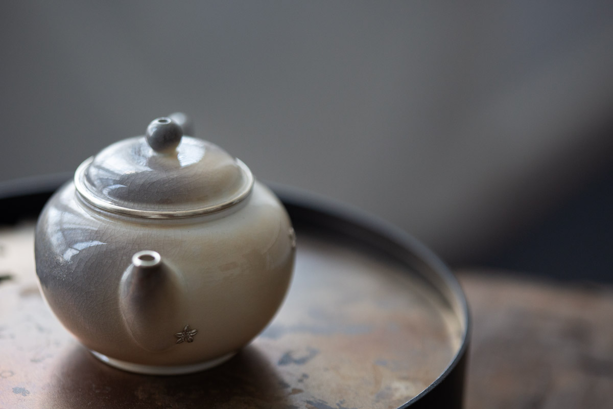 aurora wood fired teapot silver butterfly 2 | BITTERLEAF TEAS aurora wood fired teapot silver butterfly 2 | BITTERLEAF TEAS