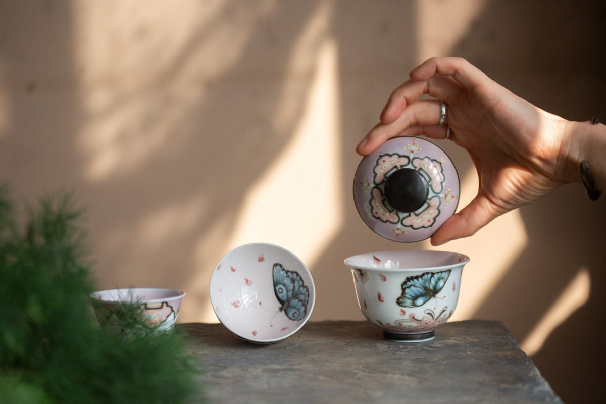 celebration gaiwan butterfly 2 | BITTERLEAF TEAS