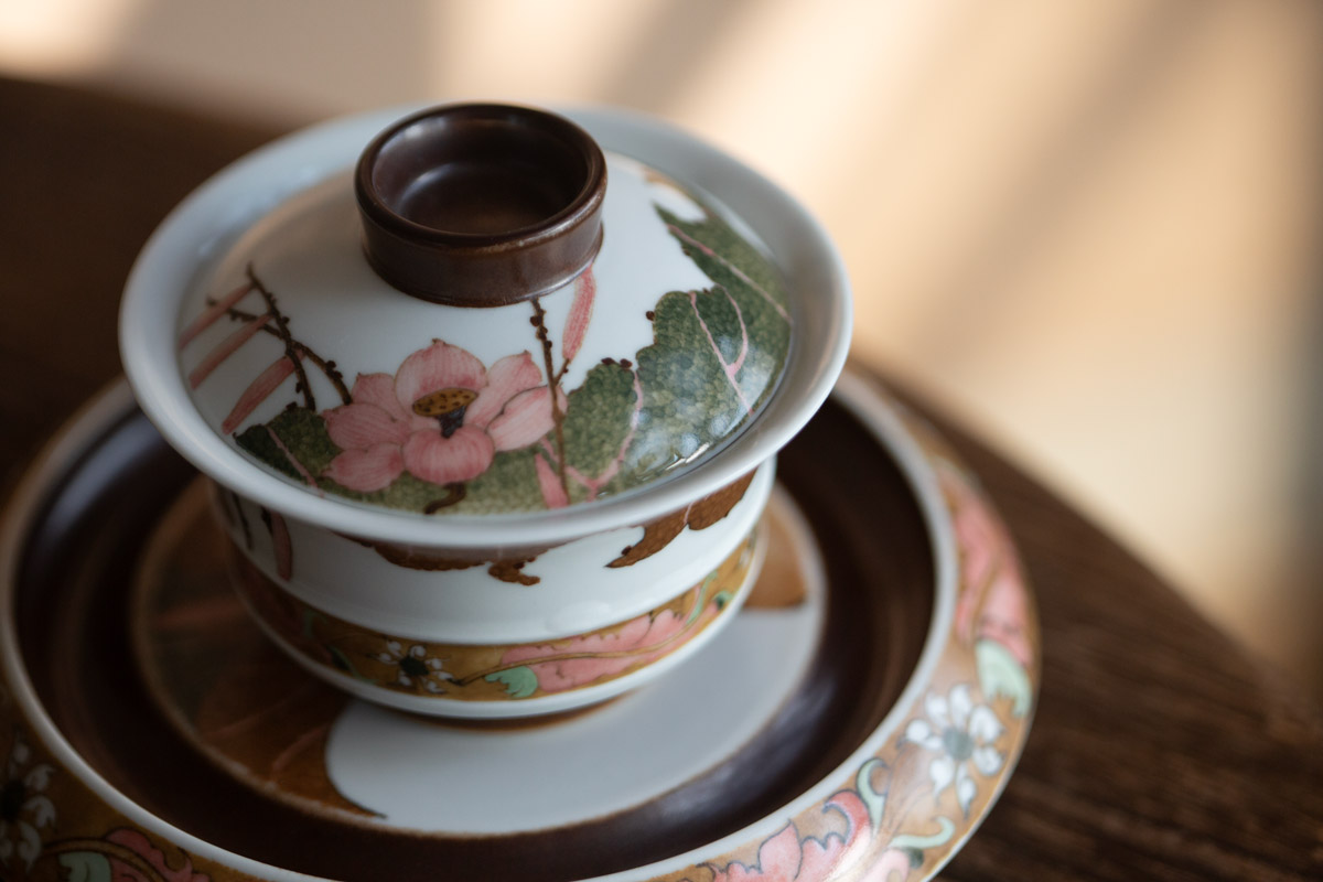 celebration lotus gaiwan straight 10 | BITTERLEAF TEAS