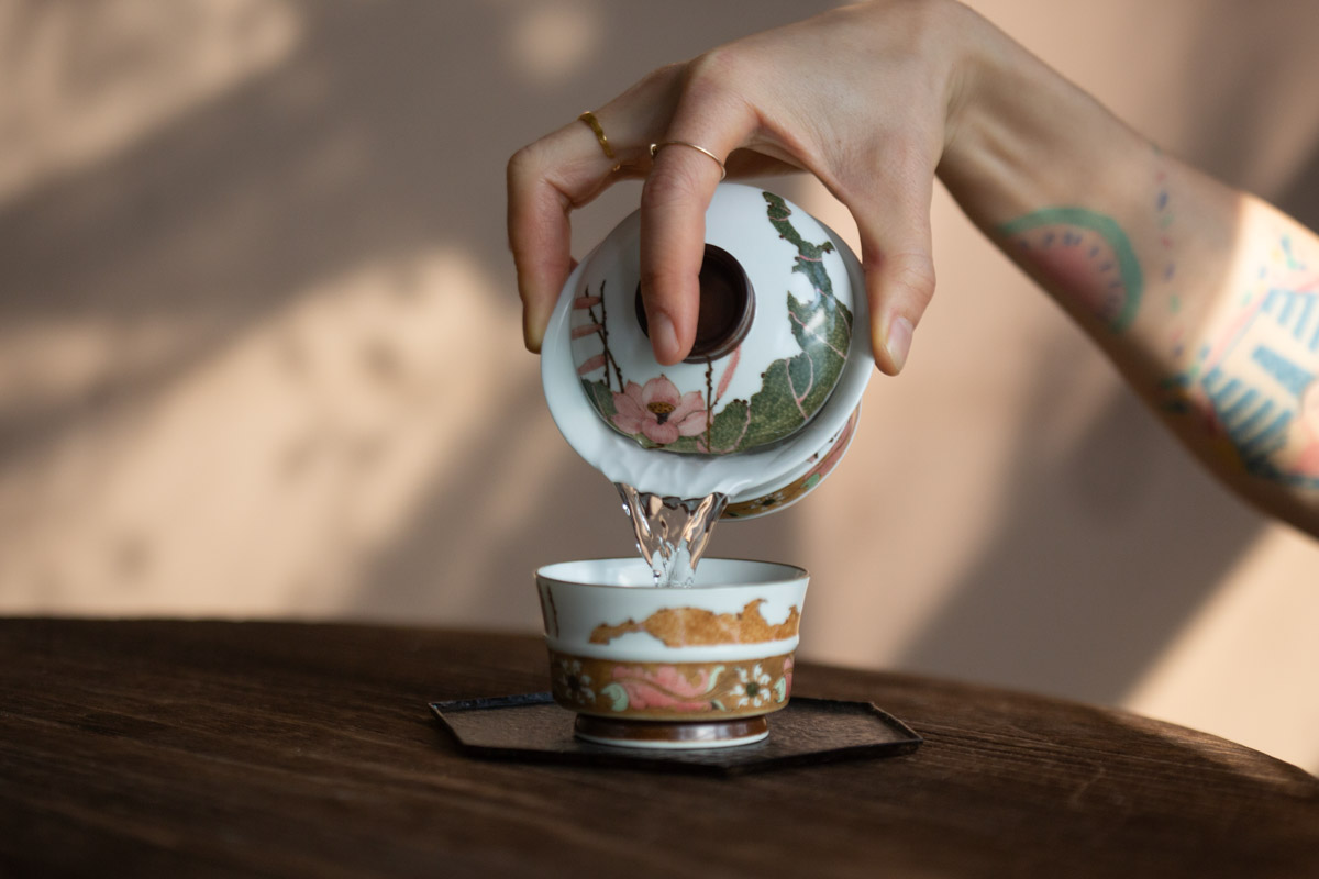 celebration lotus gaiwan straight 7 | BITTERLEAF TEAS
