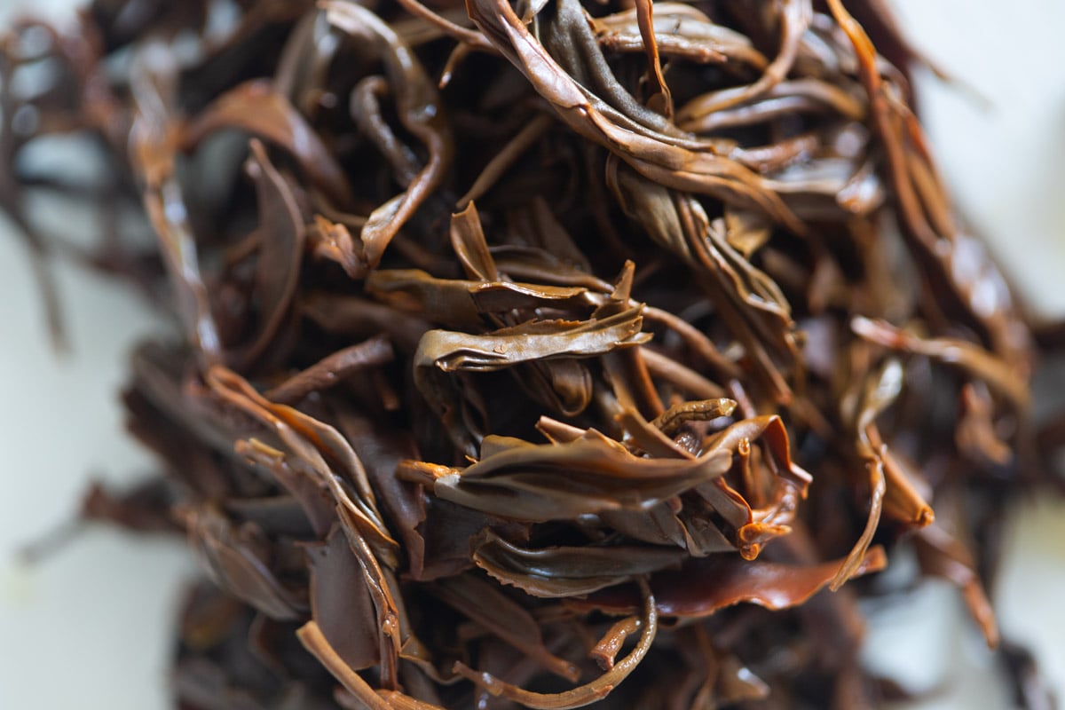 chocolate flower peach 2025 daxueshan dianhong black tea 6 | BITTERLEAF TEAS