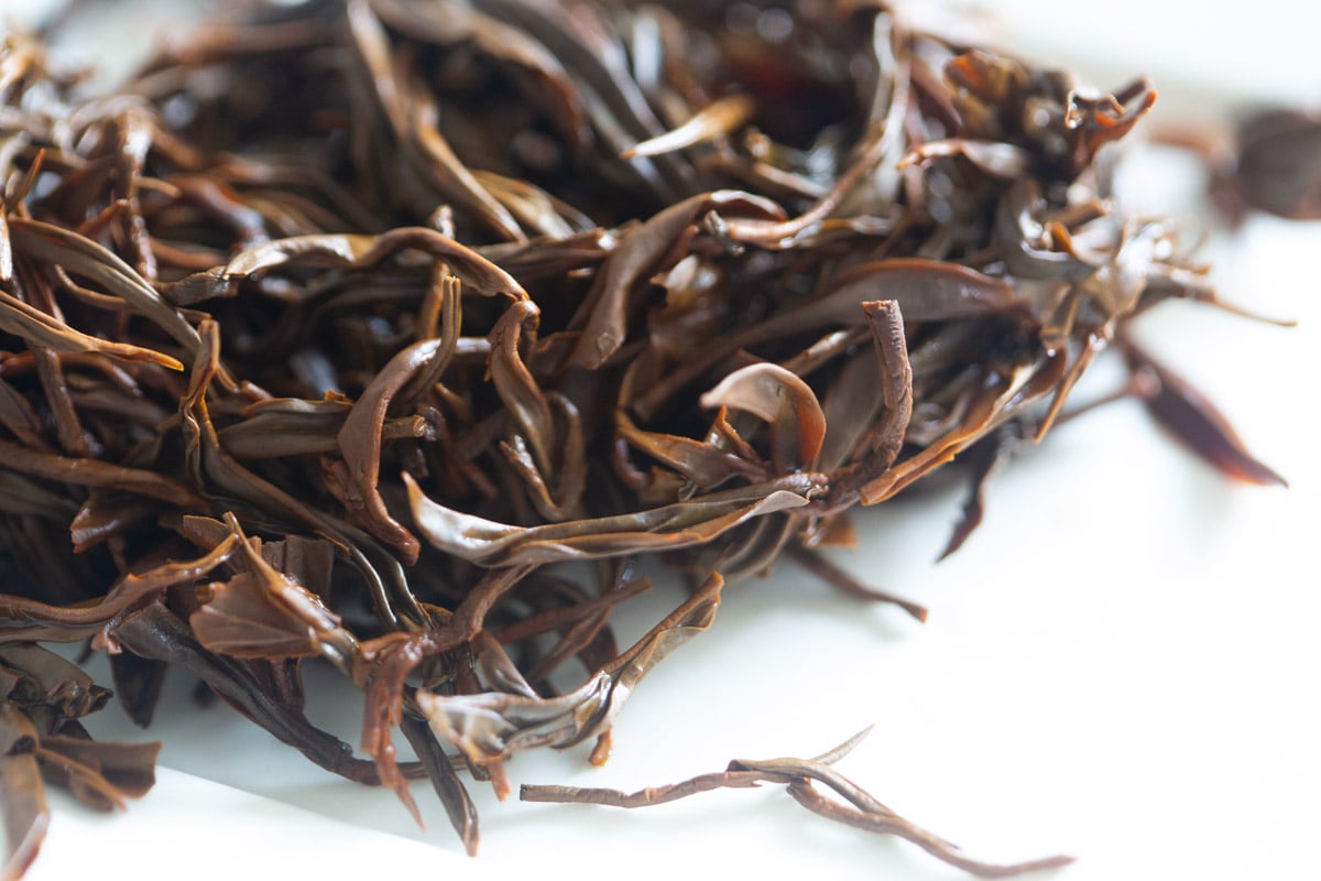 chocolate flower peach 2025 daxueshan dianhong black tea 7 | BITTERLEAF TEAS