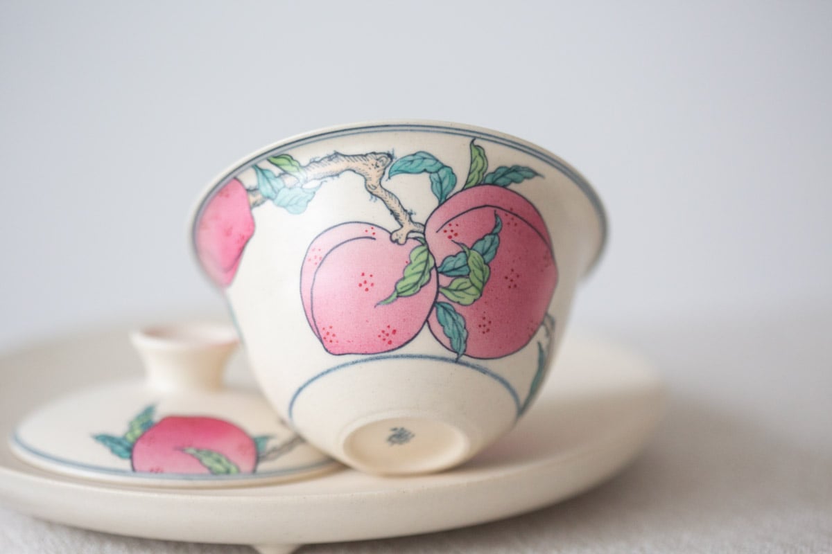 giant peach gaiwan 10 | BITTERLEAF TEAS