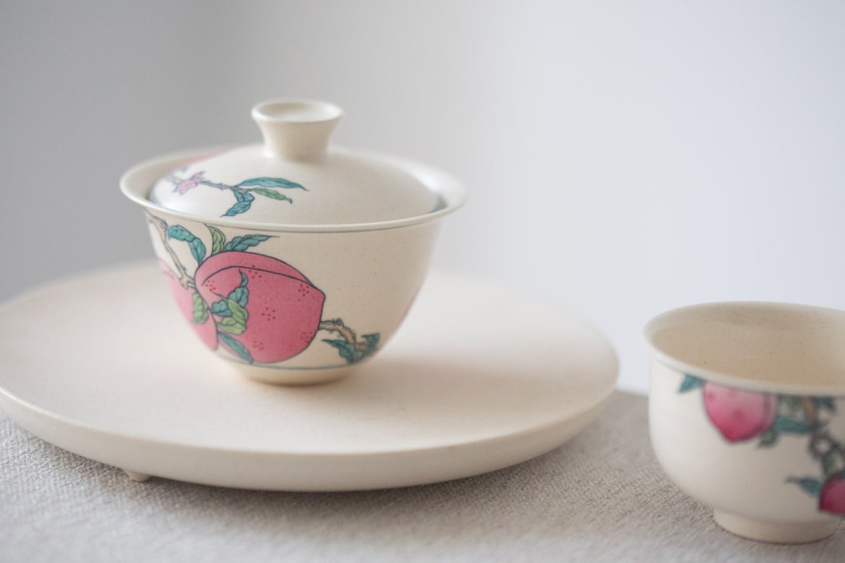 giant peach gaiwan 3 | BITTERLEAF TEAS