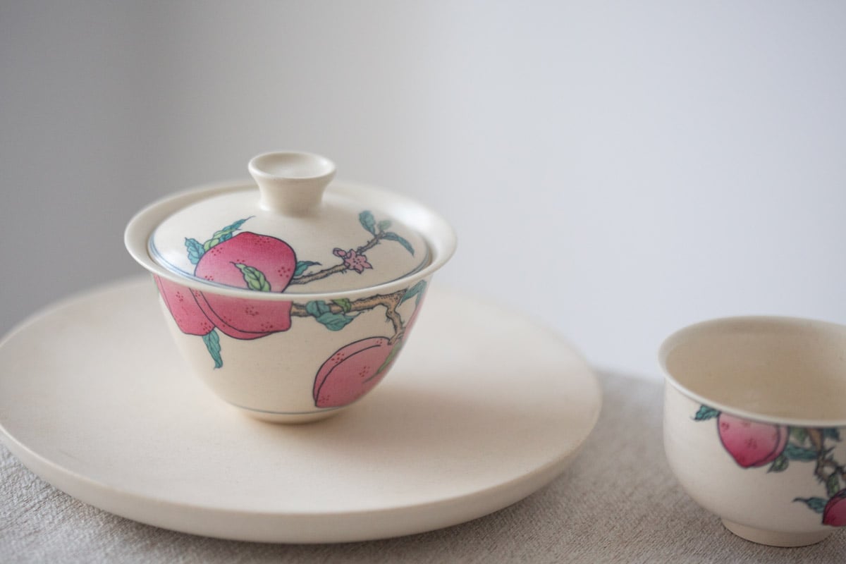 giant peach gaiwan 4 | BITTERLEAF TEAS