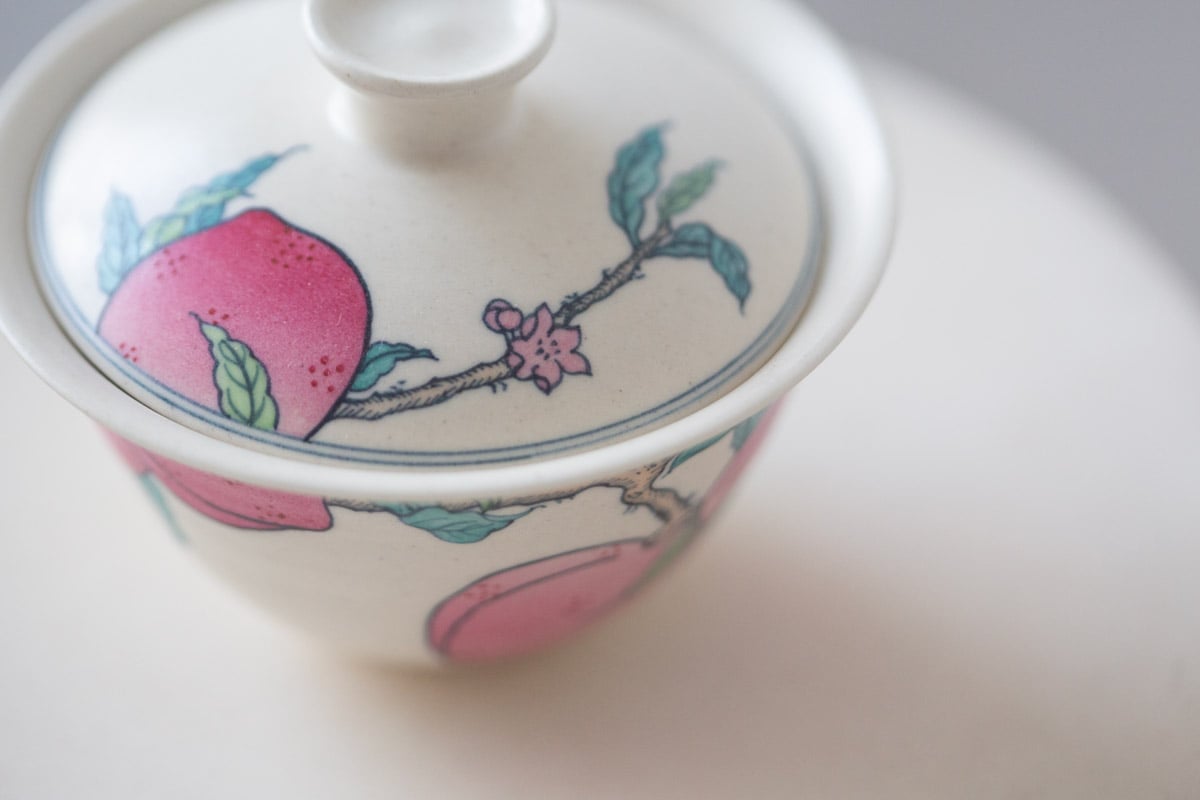 giant peach gaiwan 5 | BITTERLEAF TEAS