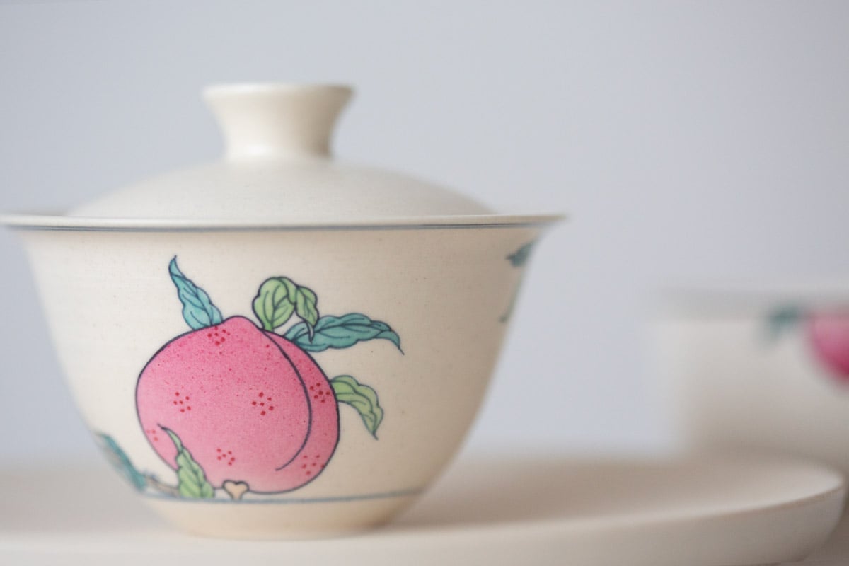 giant peach gaiwan 7 | BITTERLEAF TEAS